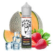 E-LIQUIDE FRAISE, MELON GLACÉES - SILVER FOX 100 % VÉGÉTALE 50 ML