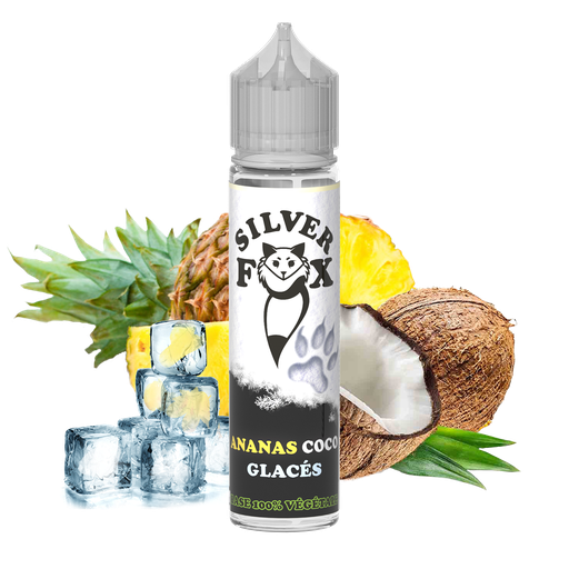 E-Liquide Ananas Coco Silver Fox 50 ml 