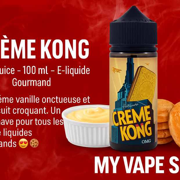 E-Liquide Crème Kong -  Joe's Juice - 100ml