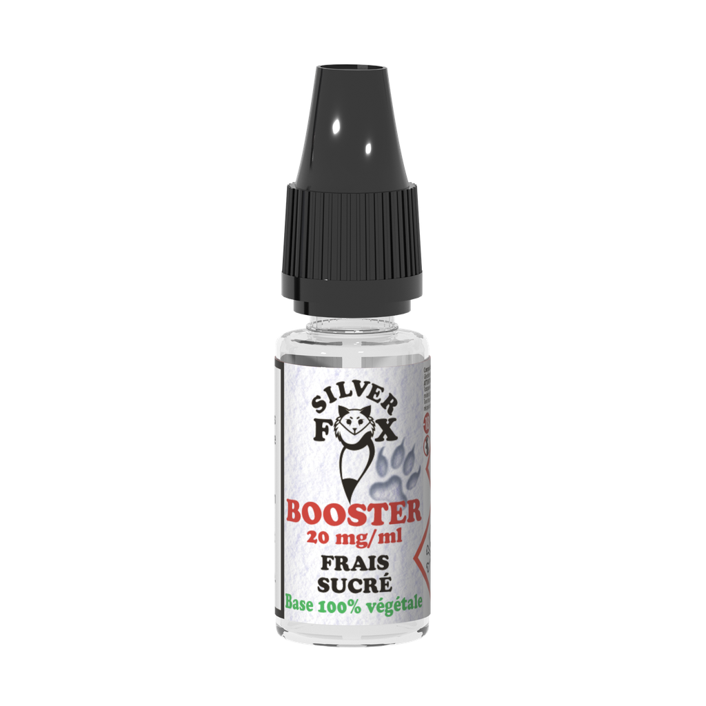 ❄️🍬 Booster de nicotine Frais et Sucré Silver Fox 50/50 végétale – 10 ml / 20mg