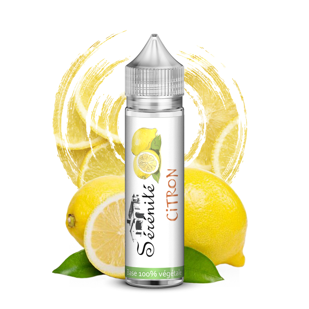 E-liquide Citron - Sérénité 50 ml / 100% végétale