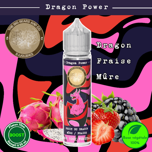 E-Liquide Dragon Power (Shortfill) 70 ml 100 % pflanzlich