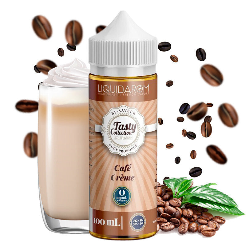 E-LIQUIDE CAFÉ CRÈME – LECKERE KOLLEKTION VON LIQUIDAROM 100 ML .