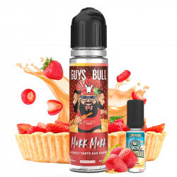 E-LIQUIDE LA CRAZY TARTE AUX FRAISE - GUYS &amp; BULL 50 ML