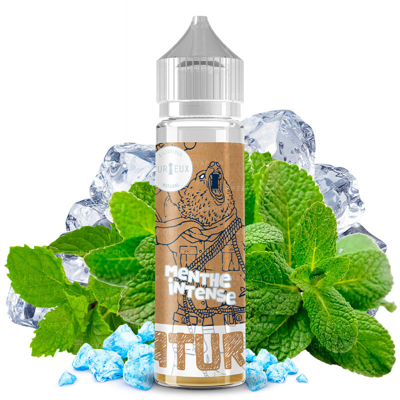 E-Liquide Natural Menthe Intense - Shortfill Format - Édition Natural by Curieux | 50ml