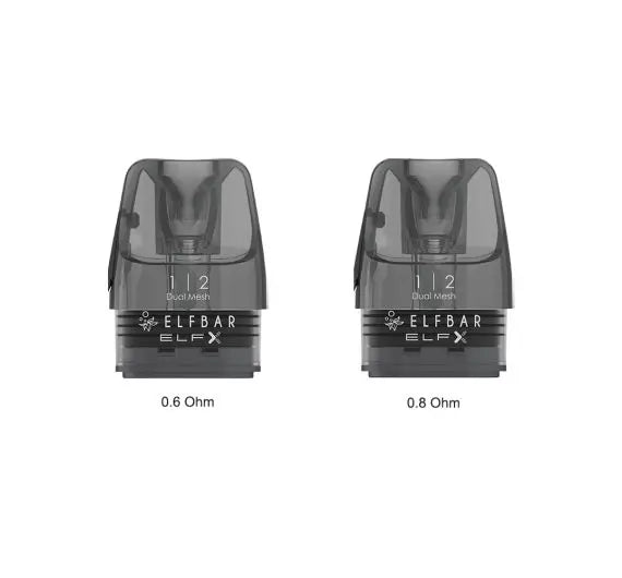 🔥 Cartouches Elfbar ELFX – 0.6 Ω (Dual Mesh)