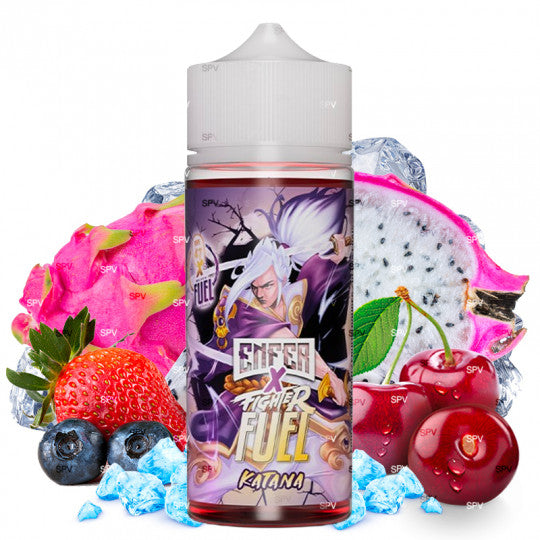 🧊 E-liquide Katana - Fighter Fuel X Enfer- Maison Fuel 100 ml 