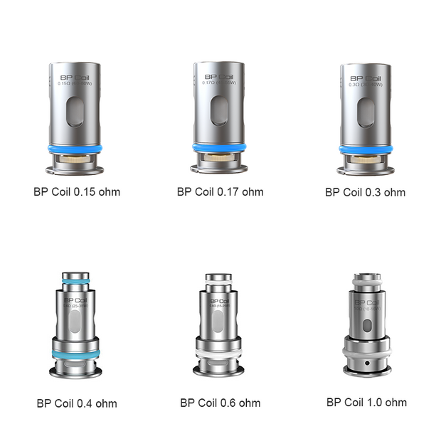Widerstands-BP-Spulen – Aspire / Packung x5