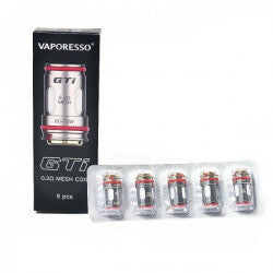 Résistances GTi  Dual Mesh - Vaporesso - Pack x5 ( 0,4 Ohm )